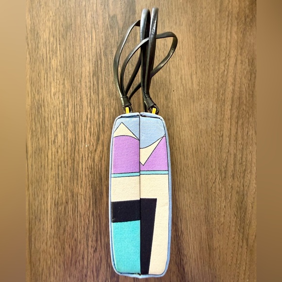 Vintage Emilio Pucci Top Handle Bag – Iconic Geometric Print - Picture 5 of 8